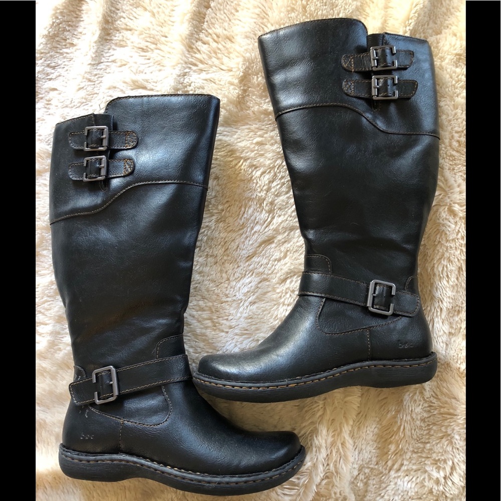 b.o.c. WIDE Calf Razelm Boots in Black